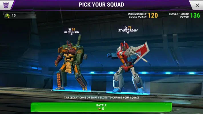 Transformers: Earth Wars android App screenshot 5